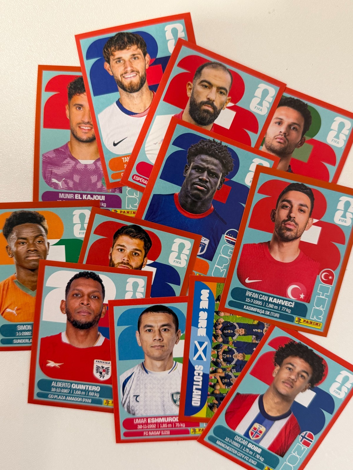 Panini World Cup 2026 RED Parallel Stickers – Pick Your Player/Sticker!