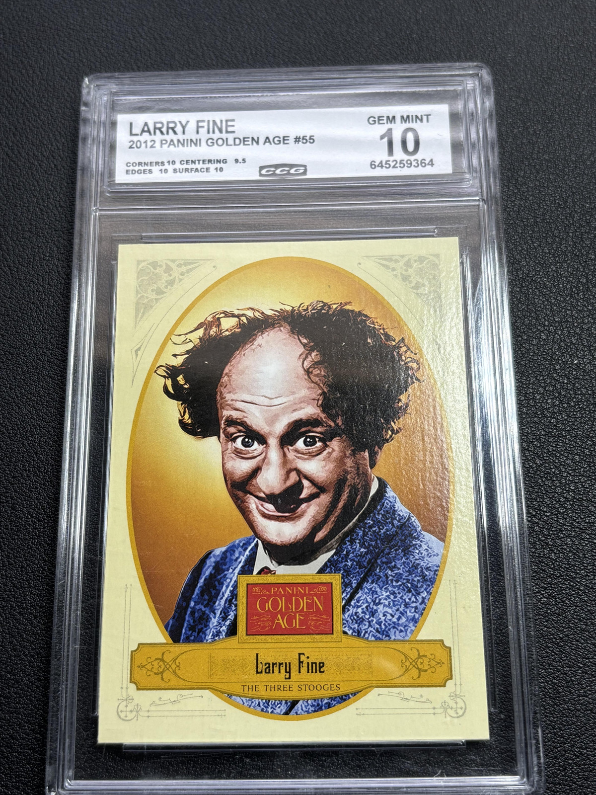 Larry Fine 2012 Panini Golden Age CCG 10
