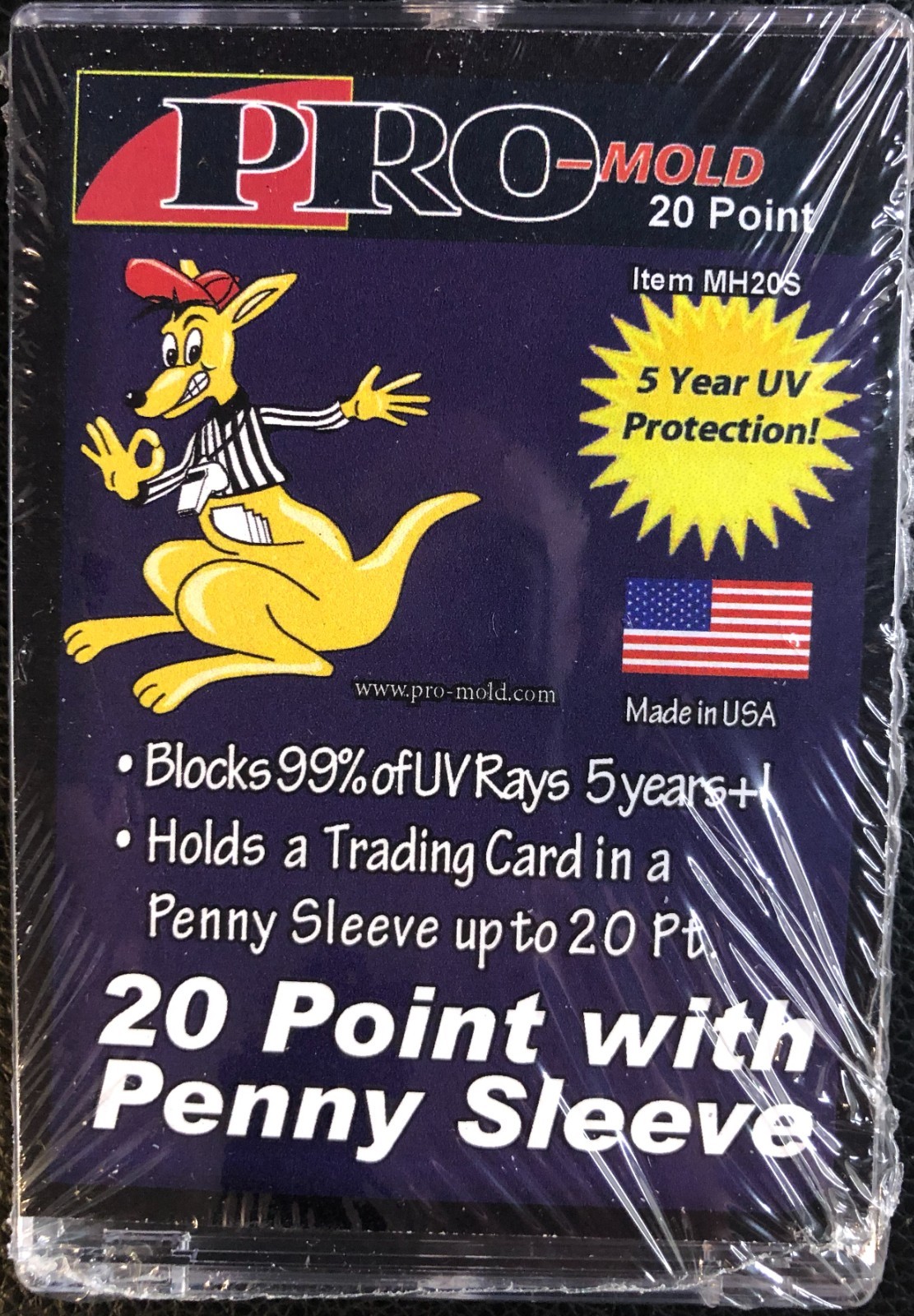 50 NEW Pro-Mold MH20S UV 5 year Magnetic 20 Point Sleeved Trading Card Holders