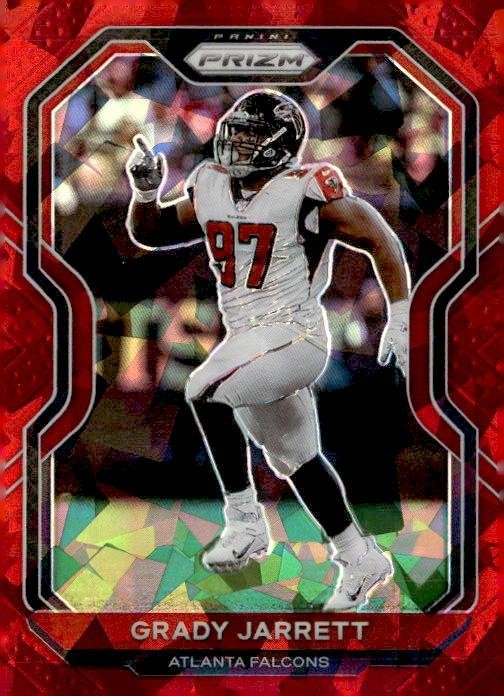2020 Panini Prizm #231 Grady Jarrett Prizm Red Ice