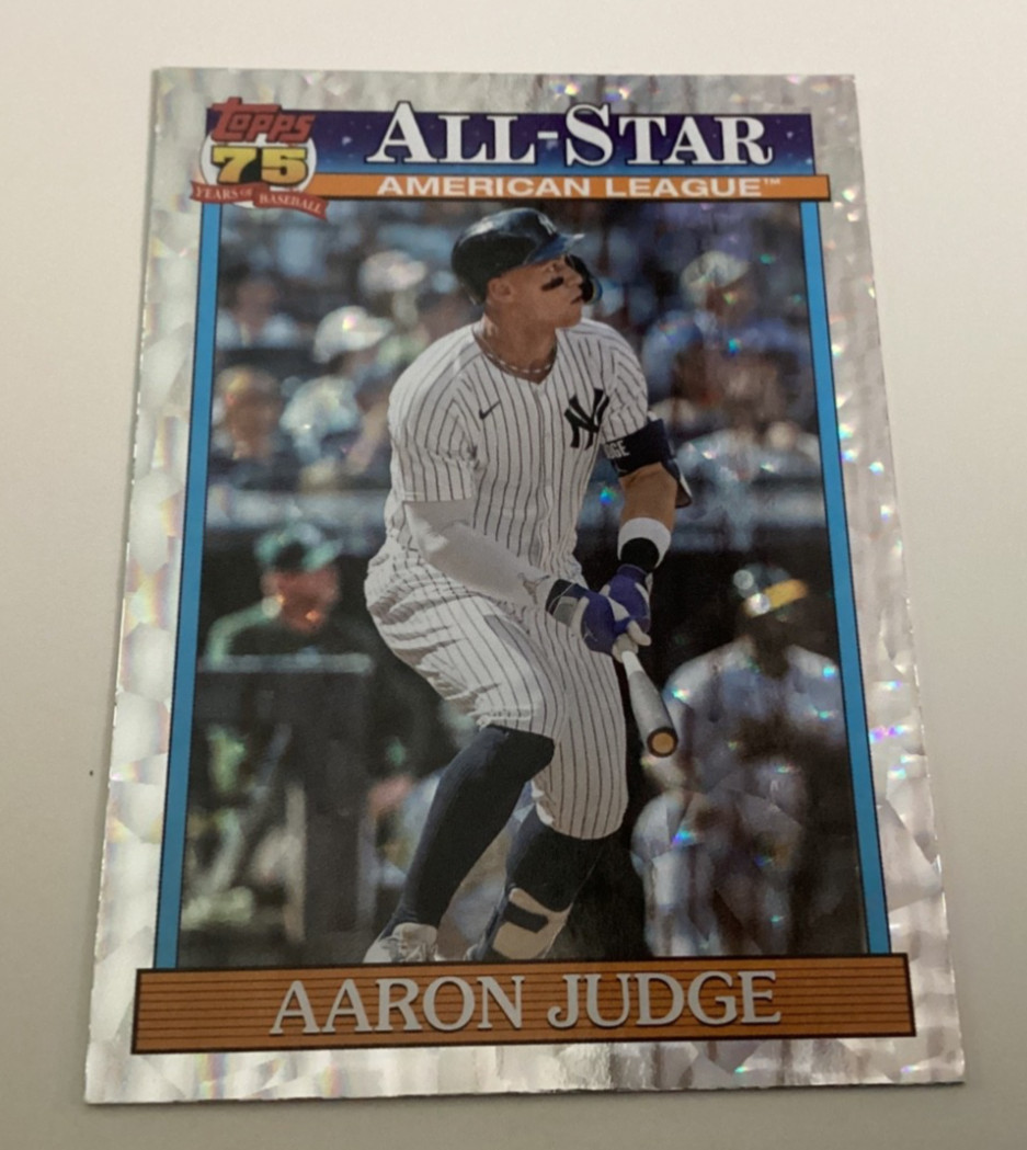 2026 Topps Series 2 Aaron Judge 1991 Topps All-Star #91AS-1 Crackle Foil Yankees