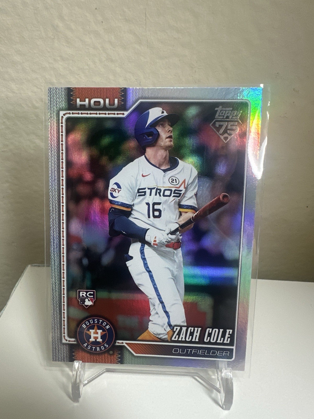 2026 Topps Series 2 – Zach Cole #601 Rainbow Foil(RC) Houston Astros Rookie