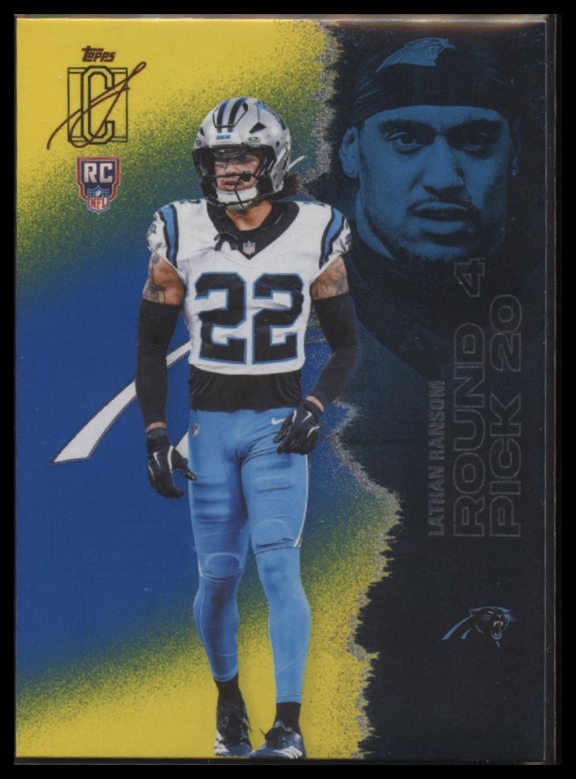 2025 Topps Signature Class #238 Lathan Ransom Blue & Yellow
