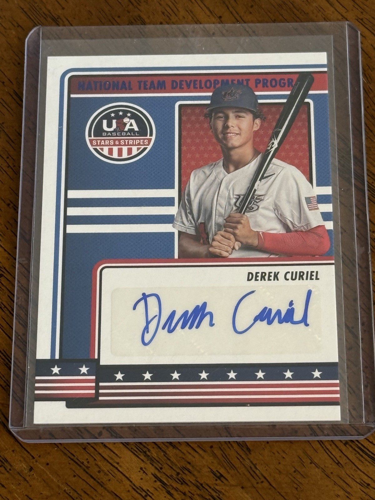 2023 Panini Stars & Stripes DEREK CURIEL Auto 2026 Draft PIRATES🔥🎆🎇