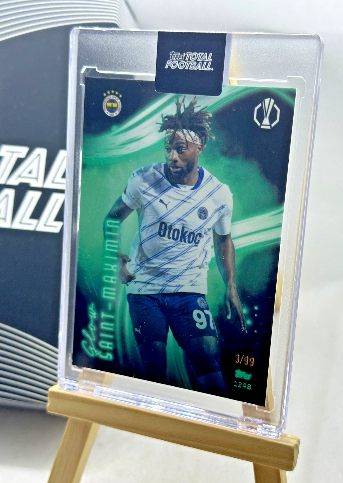 2024-25 Topps Total Football UEFA UCL Glow Allan Saint Maximin /99