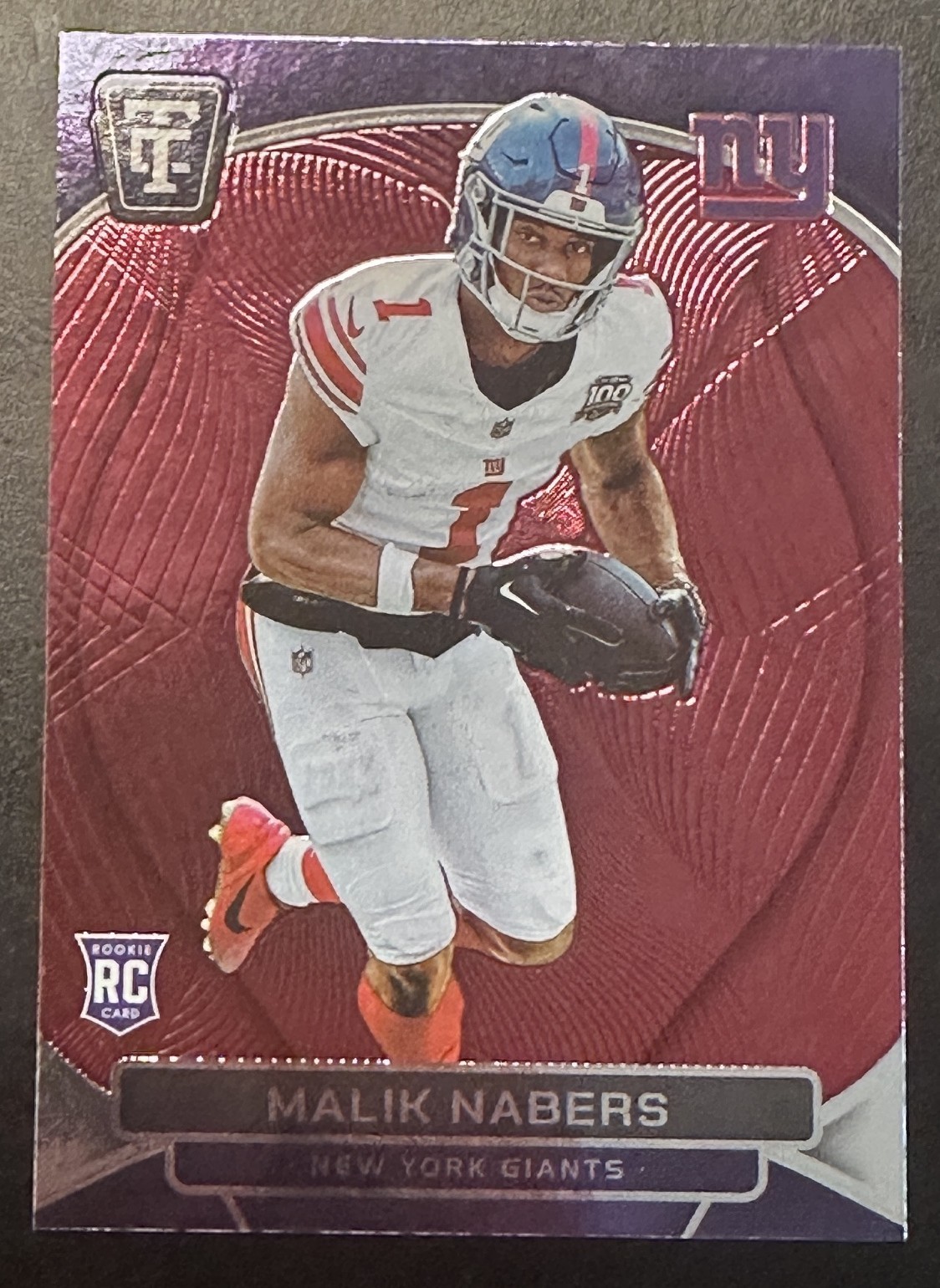 MALIK NABERS #157 2024 Panini Totally Certified MIRROR MAROON Rookie (NM-MT)
