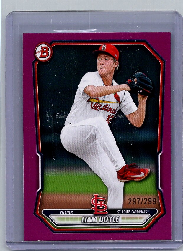 2026 Bowman #BP-10 Liam Doyle Prospects Fuchsia #/299