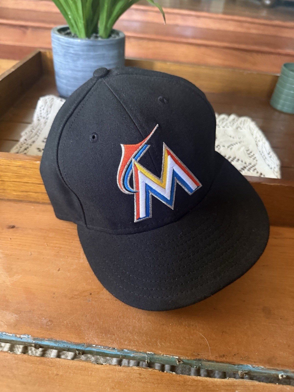 Miami Marlins New Era 59FIFTY MLB Authentic On Field Fitted Cap | Size: 7 1/2