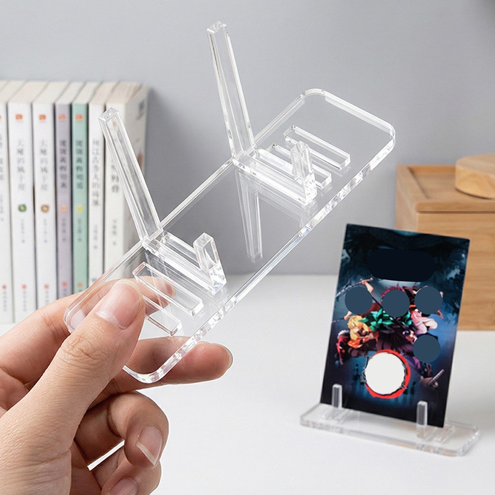 5PACK Magnetic Trading Card Holder 35PT Hard Case Protector + Display Stand