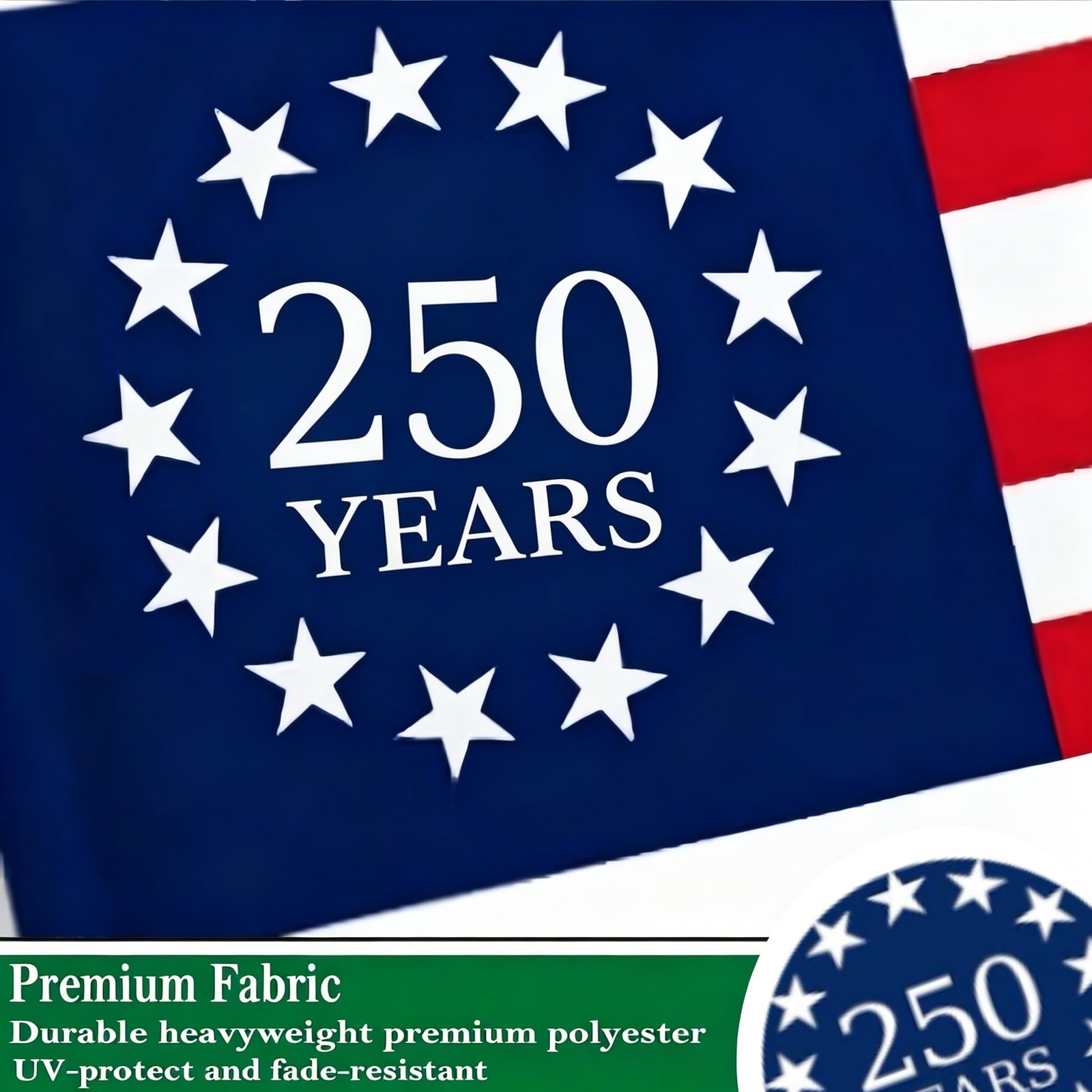 250 Year Betsy Ross American Anniversary USA Flag 3×5 Outdoor 250th flag