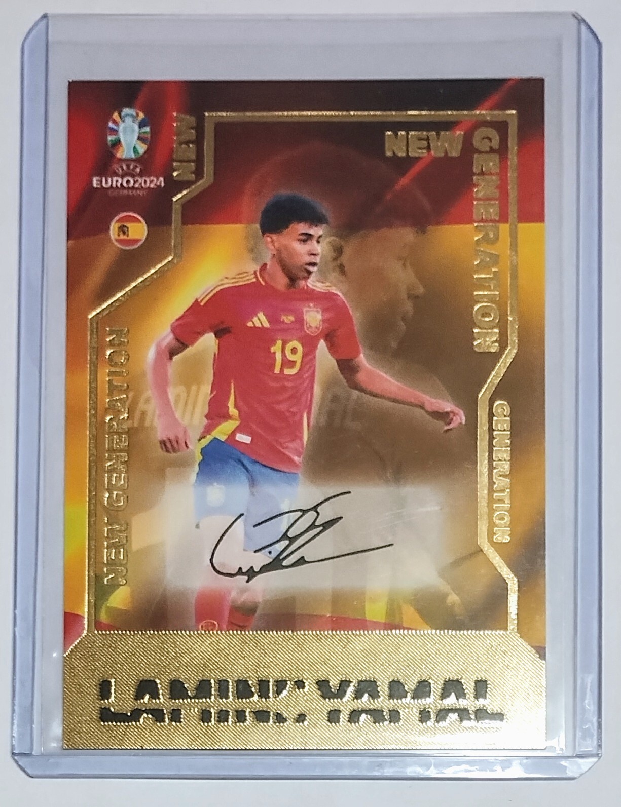 UEFA EURO 2024 Spain Special Edition FOIL Lamine Yamal (Printed signature) ⭐