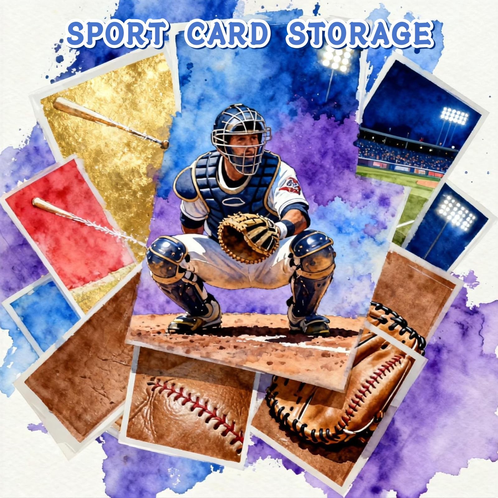 Trading Card Storage 25 Pack 700 Count 20pt with Dividers, 14.2×3.8×2.9 Inch …