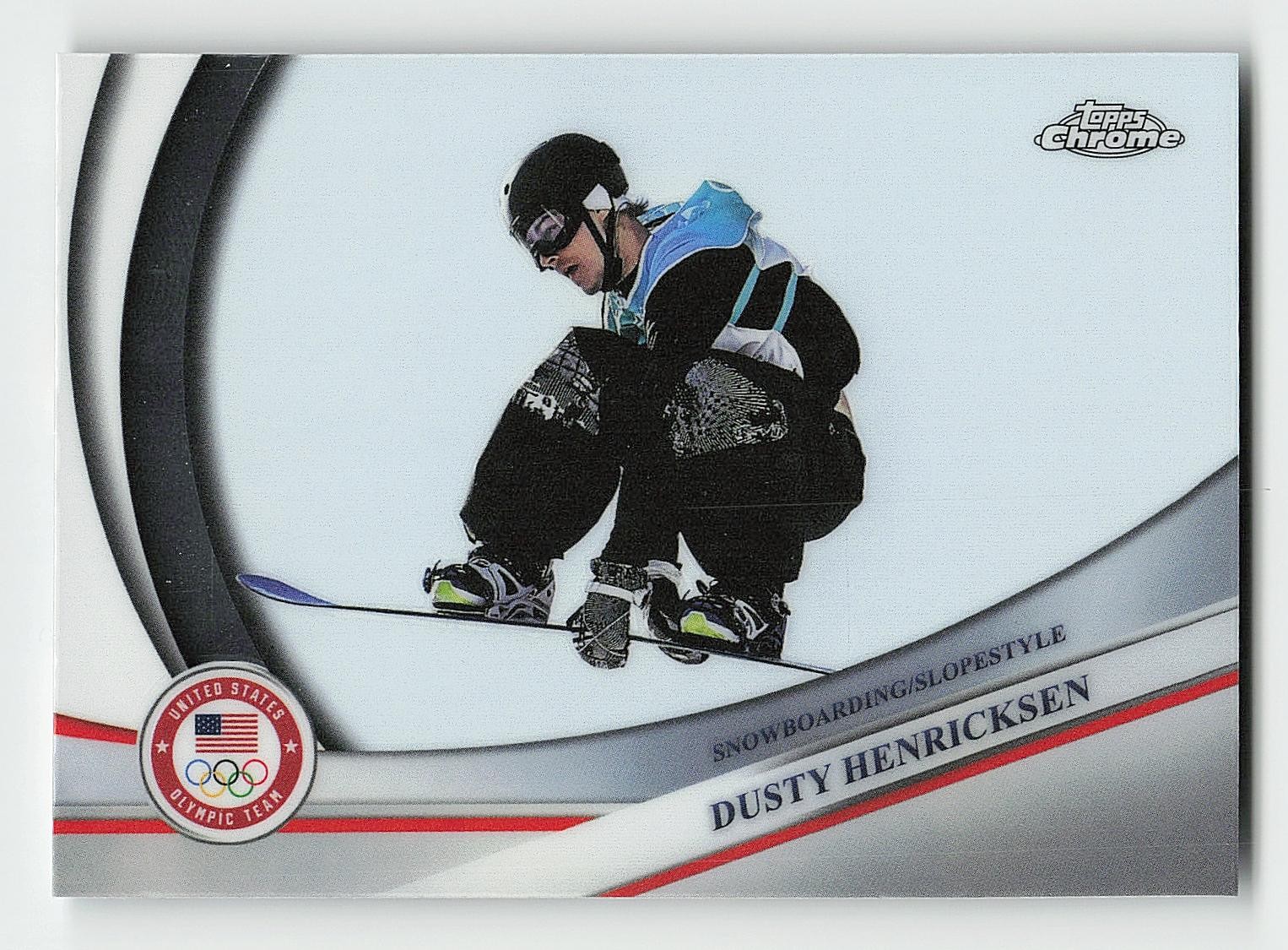 2026 Topps Chrome U.S. Winter Olympics #1 Dusty Henricksen