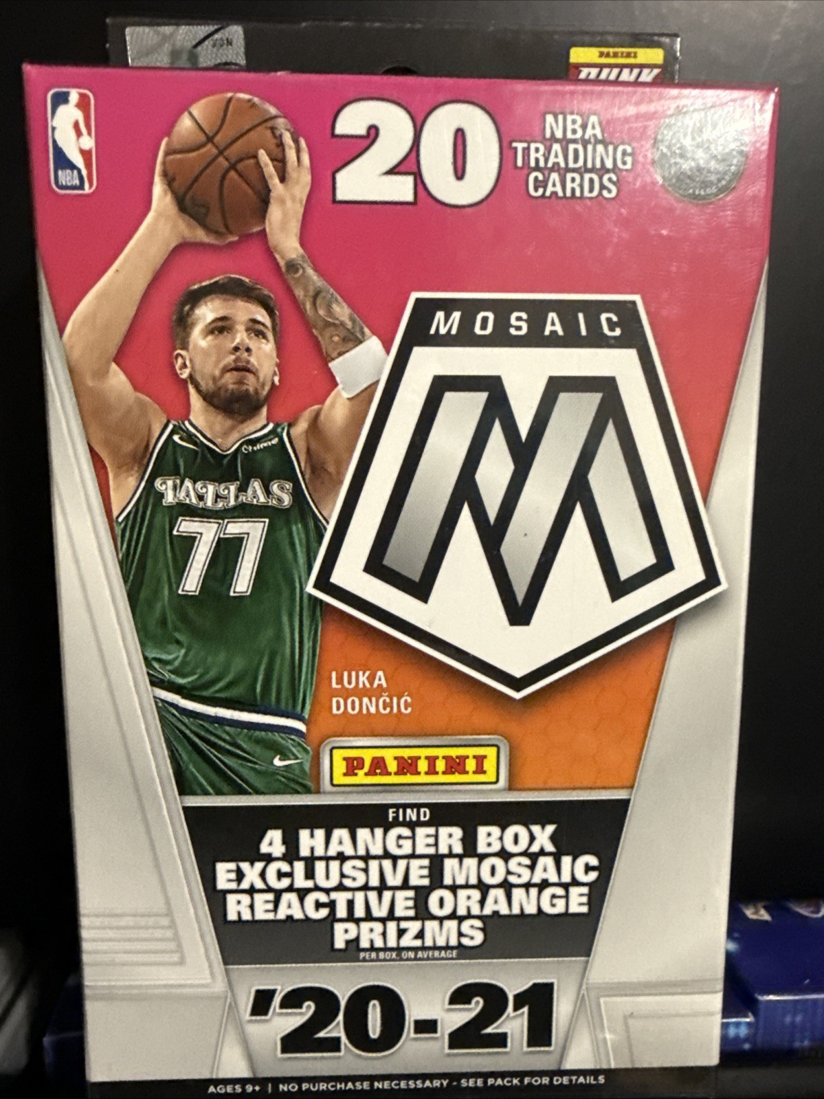 2020-21 Panini Mosaic NBA Basketball Hanger Box 20 Cards New Factory Sealed