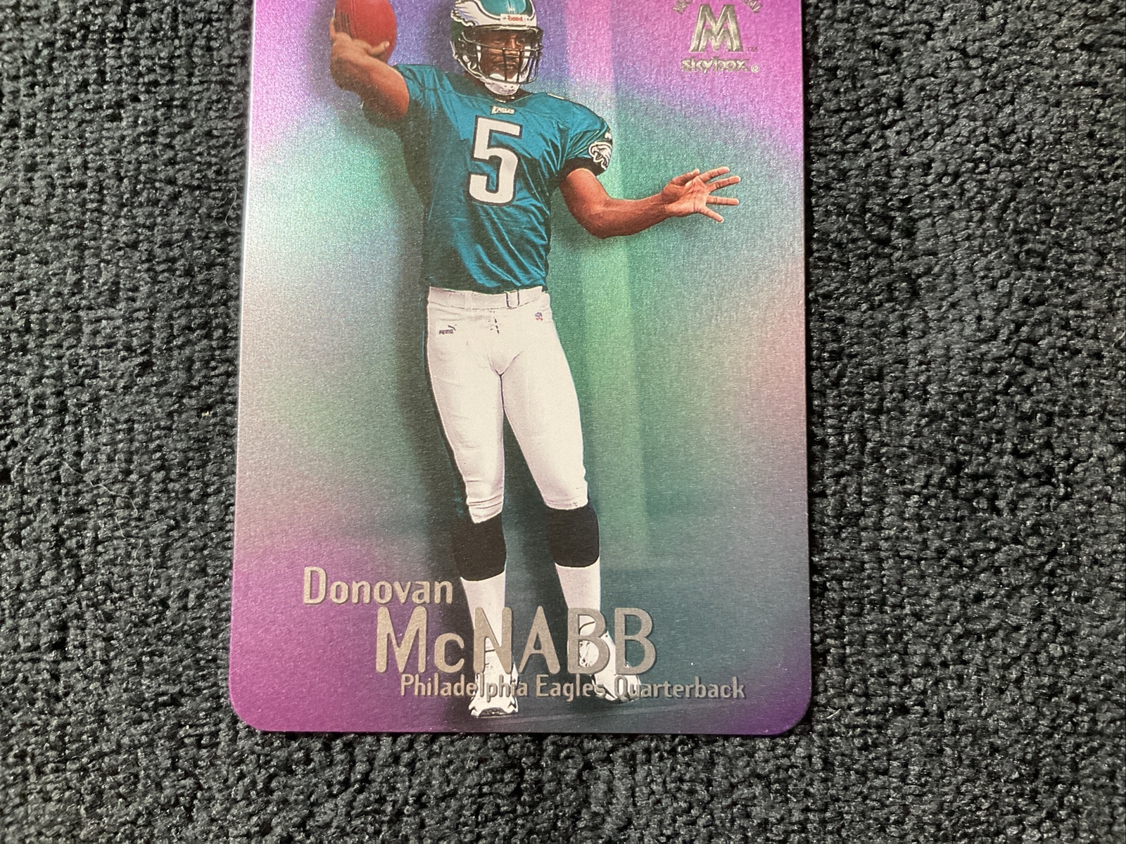2000 Fleer Skybox Donovan McNabb RC Molten Metal Promotional Sample. MINT