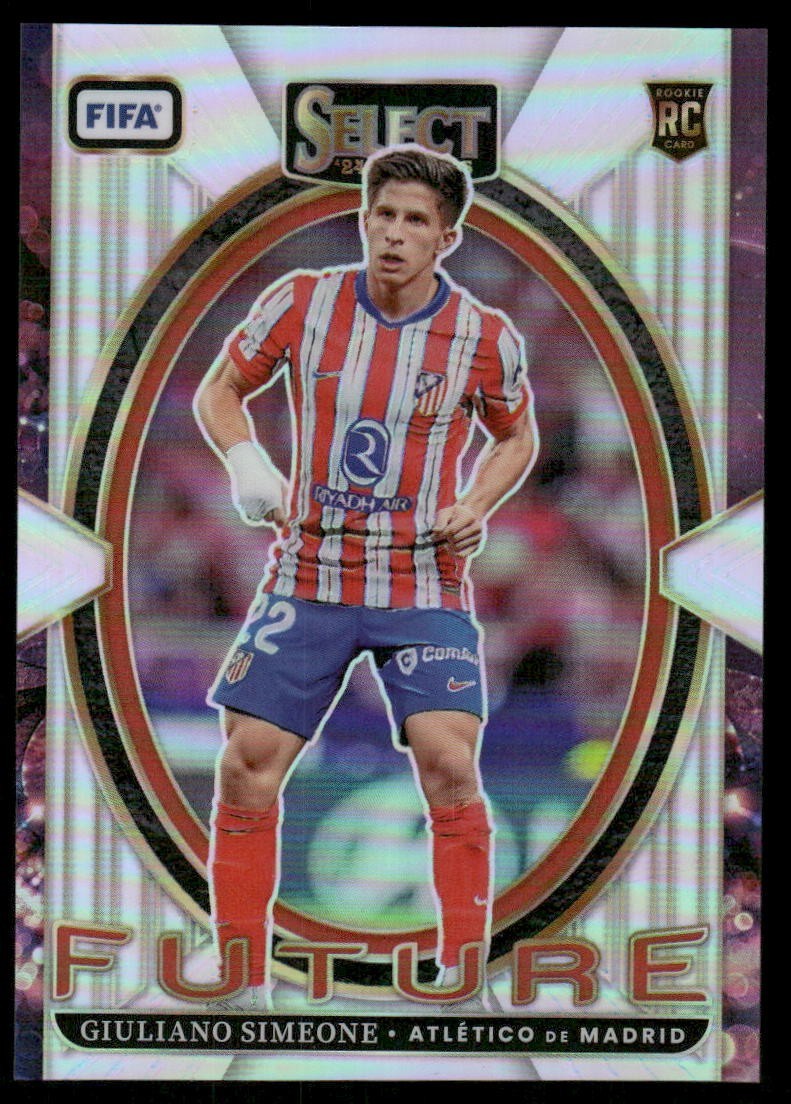2024-25 Panini Select Fifa Soccer Future Giuliano Simeone #20 Silver Prizm