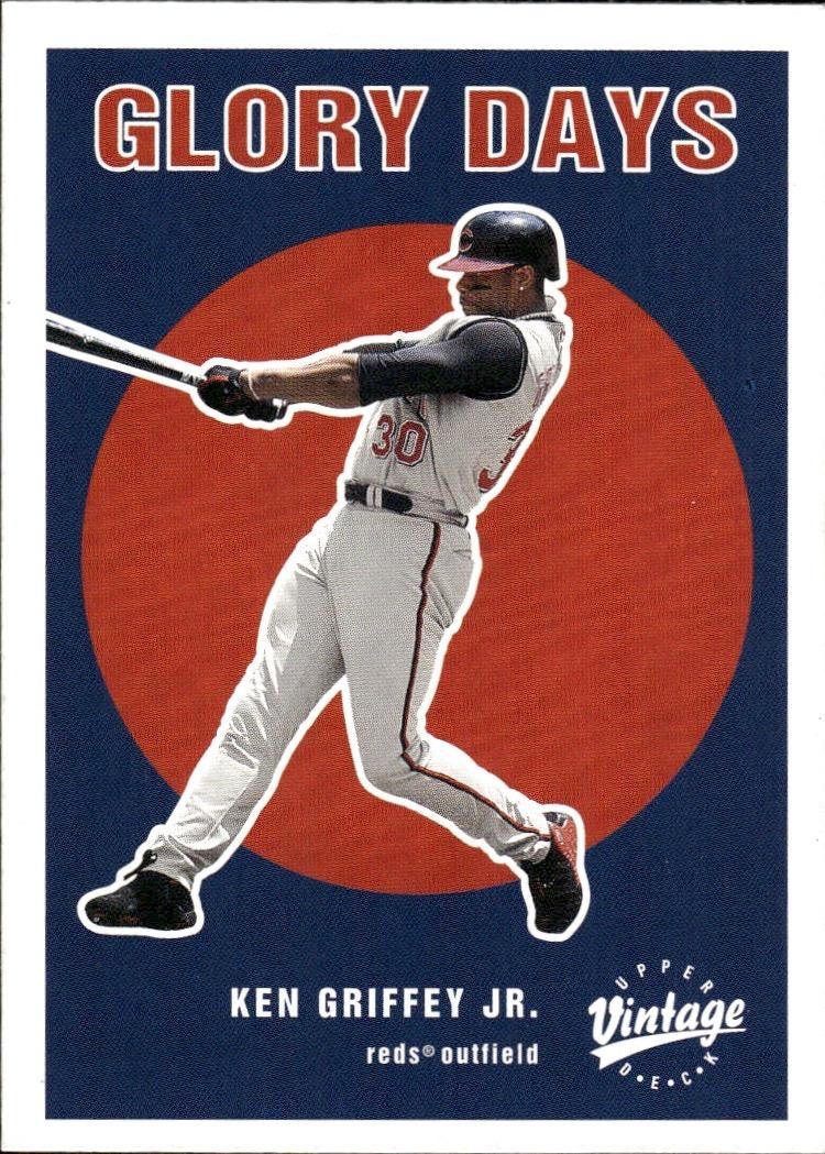 2001 Upper Deck Vintage #G14 Ken Griffey Jr. Glory Days