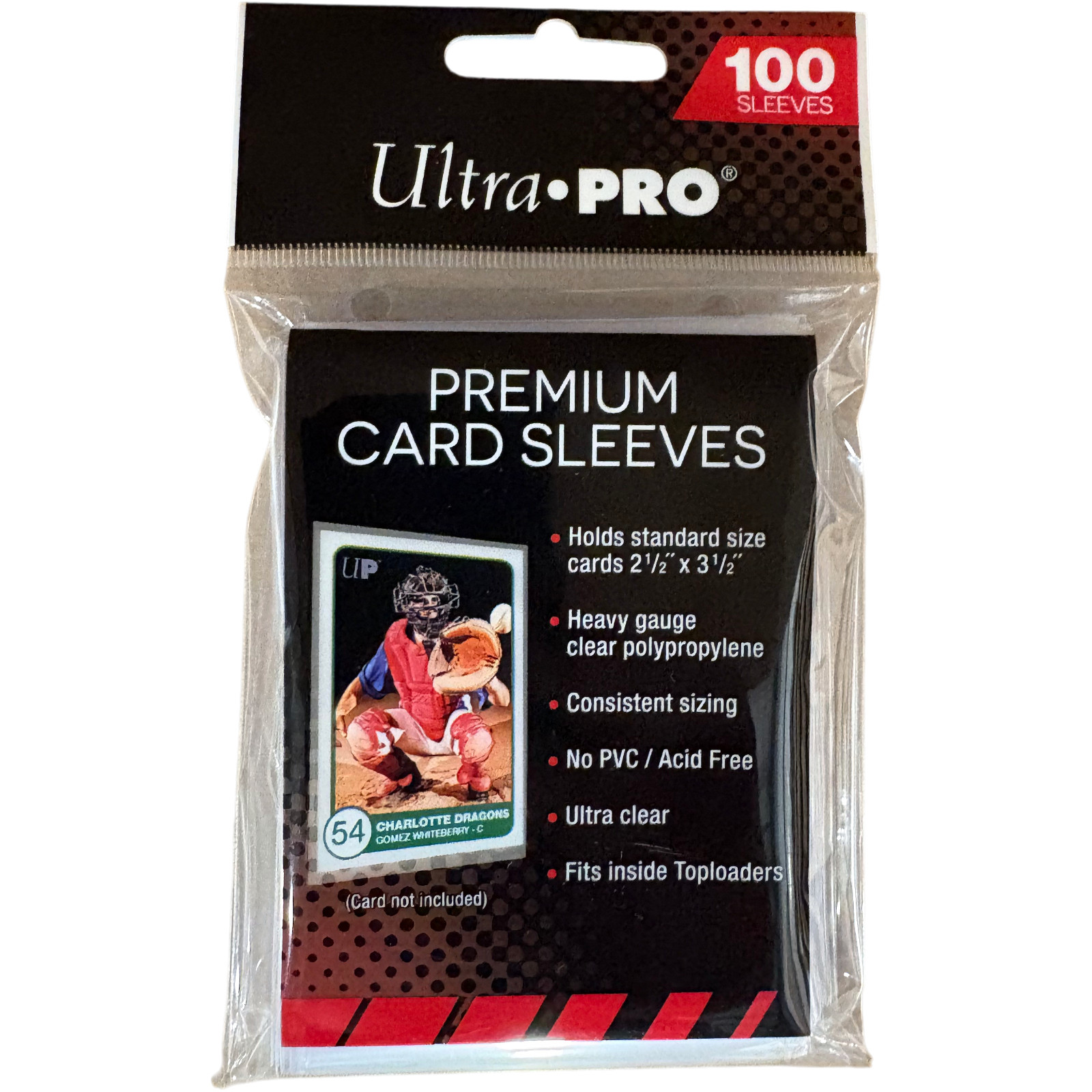 Ultra PRO 100 Count Ultra Clear Premium Card Sleeves