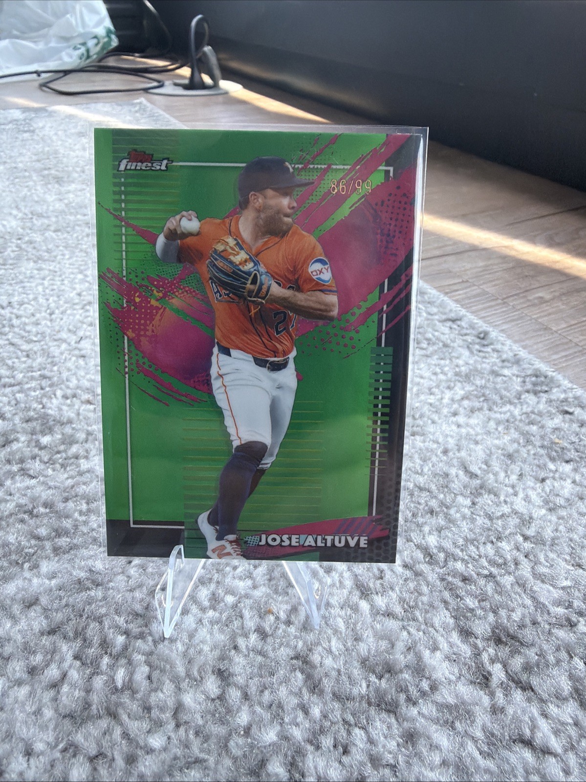 2026 Topps Finest – RARE Jose Altuve #209Green /99