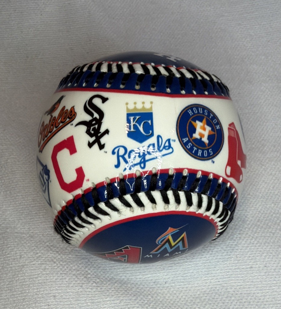 Franklin Sports MLB Team Logo Soft Strike Baseball All 30 MLB Team Logos