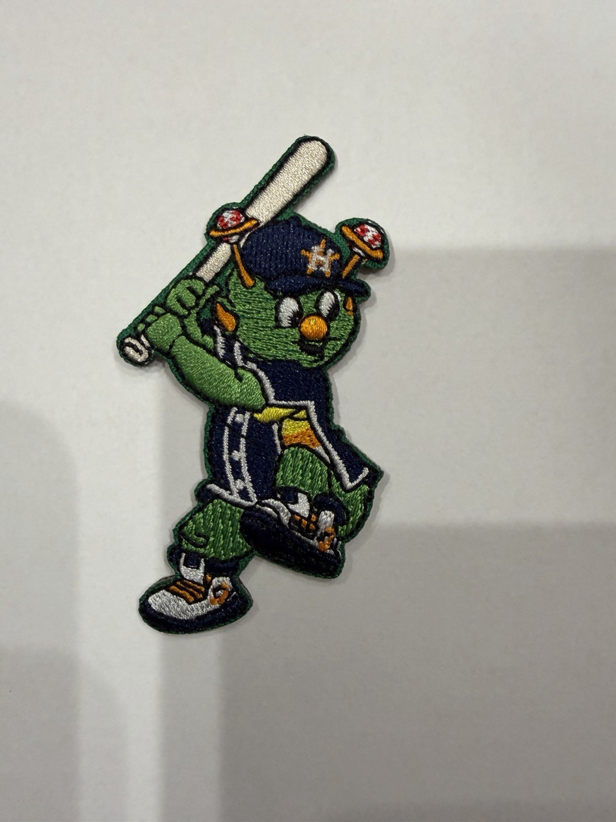 Houston Astros Team Mascot 3″X1.5″ IRON ON PATCH