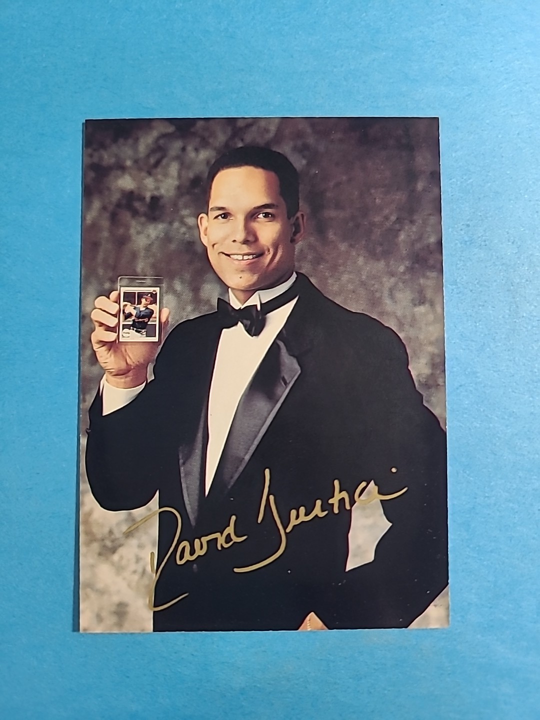 Dave David Justice 1991 Card Guard Promo Baseball Card # 23 I7699