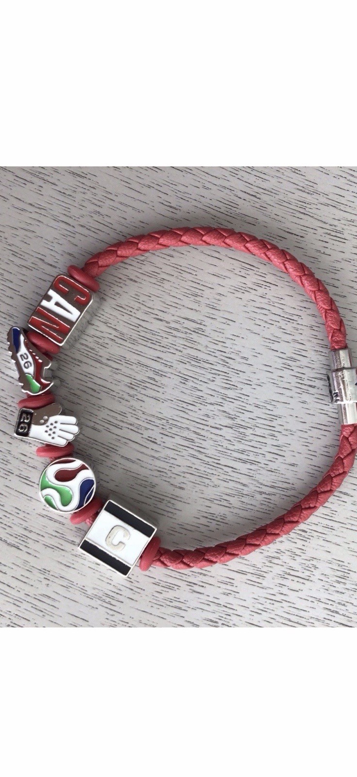 FIFA World Cup 2026 Canada Exclusive Charm Bracelet Bank of America Fan Fest NEW