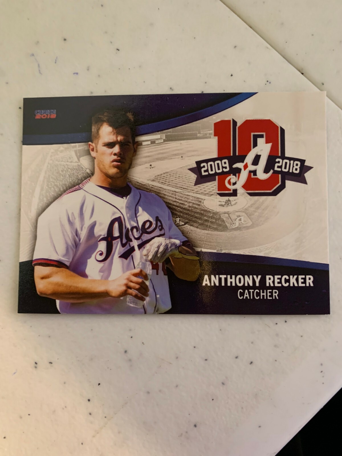 Anthony Recker 2018 Reno Aces Team Card