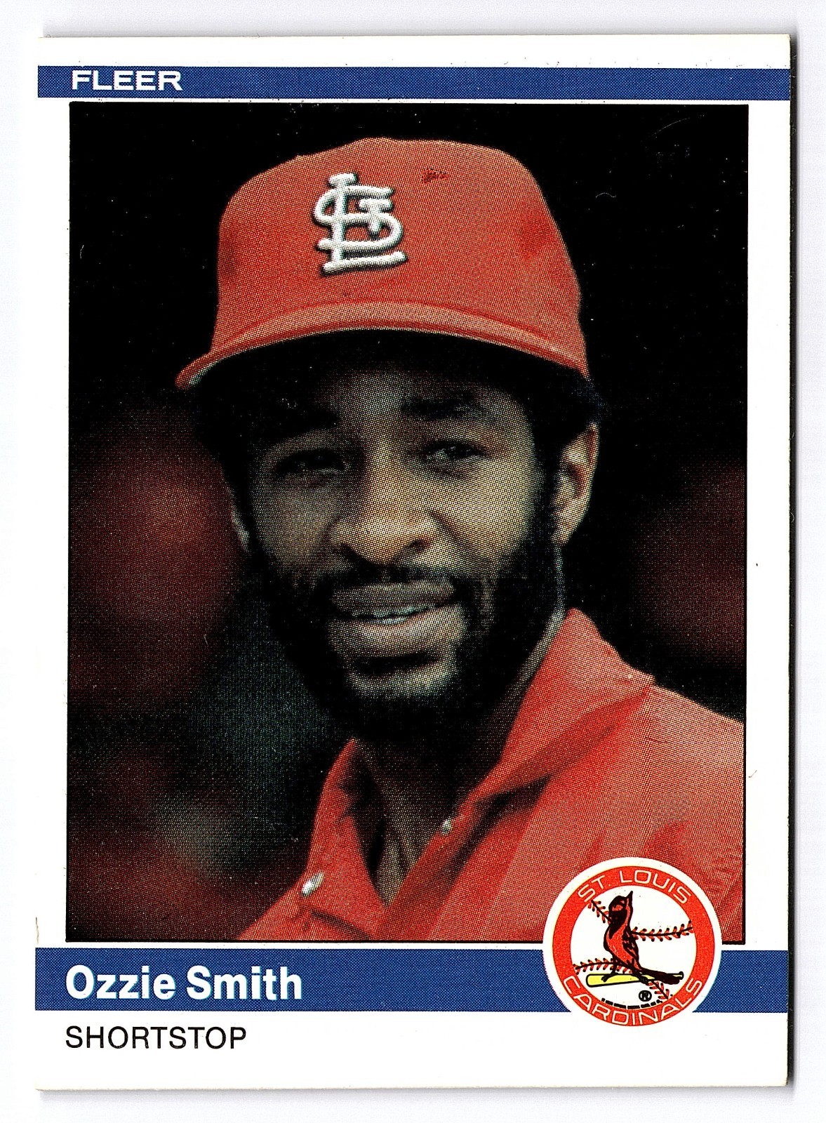 1984 Fleer – Ozzie Smith #336  Mid Grade  High Res Scan *