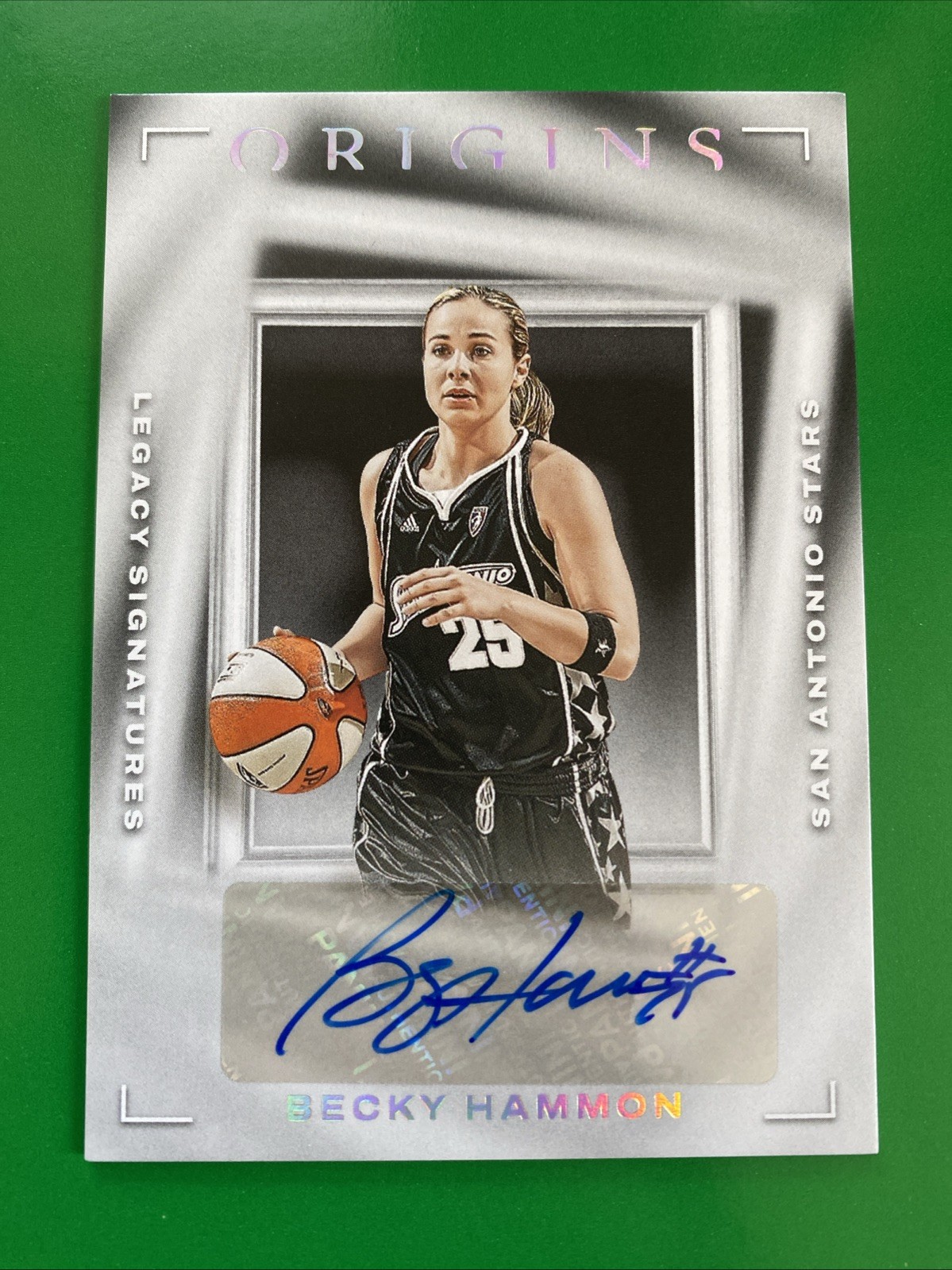 Becky Hammon 2023 Panini Origins WNBA Legacy Signatures Auto Card #LS-BHM