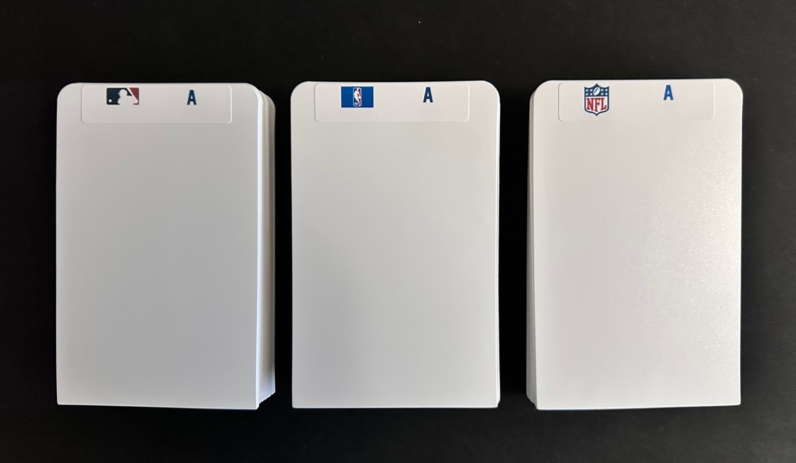 BUNDLE – 3 League TALL Size Dividers – NFL MLB NBA A-Z !