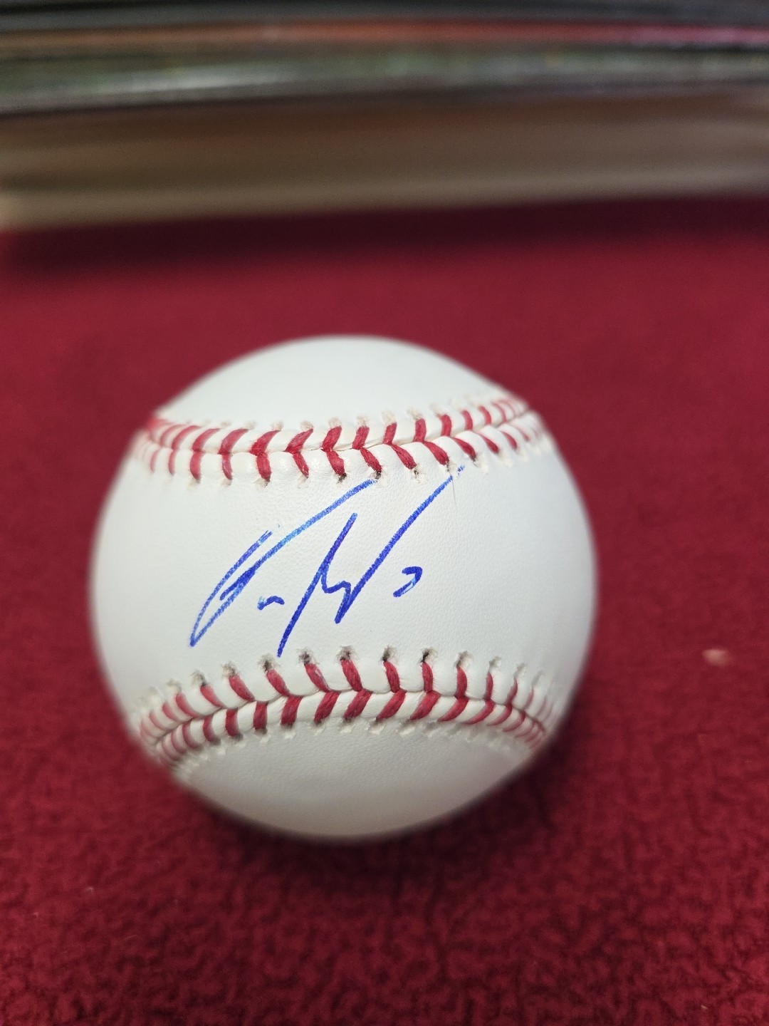 Owen Murphy Signed Baseball Rawlings Atlanta Braves In Person