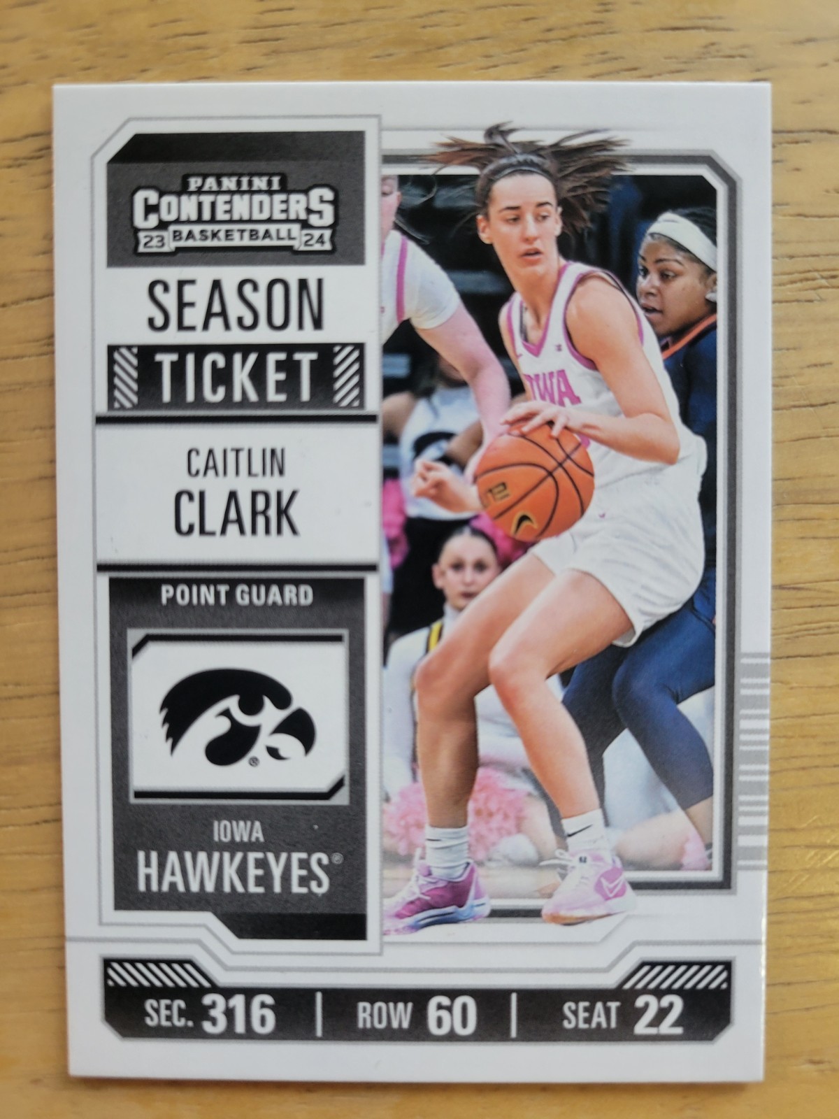 2024 Panini Caitlin Clark Collection #CC4 Caitlin Clark College Contenders