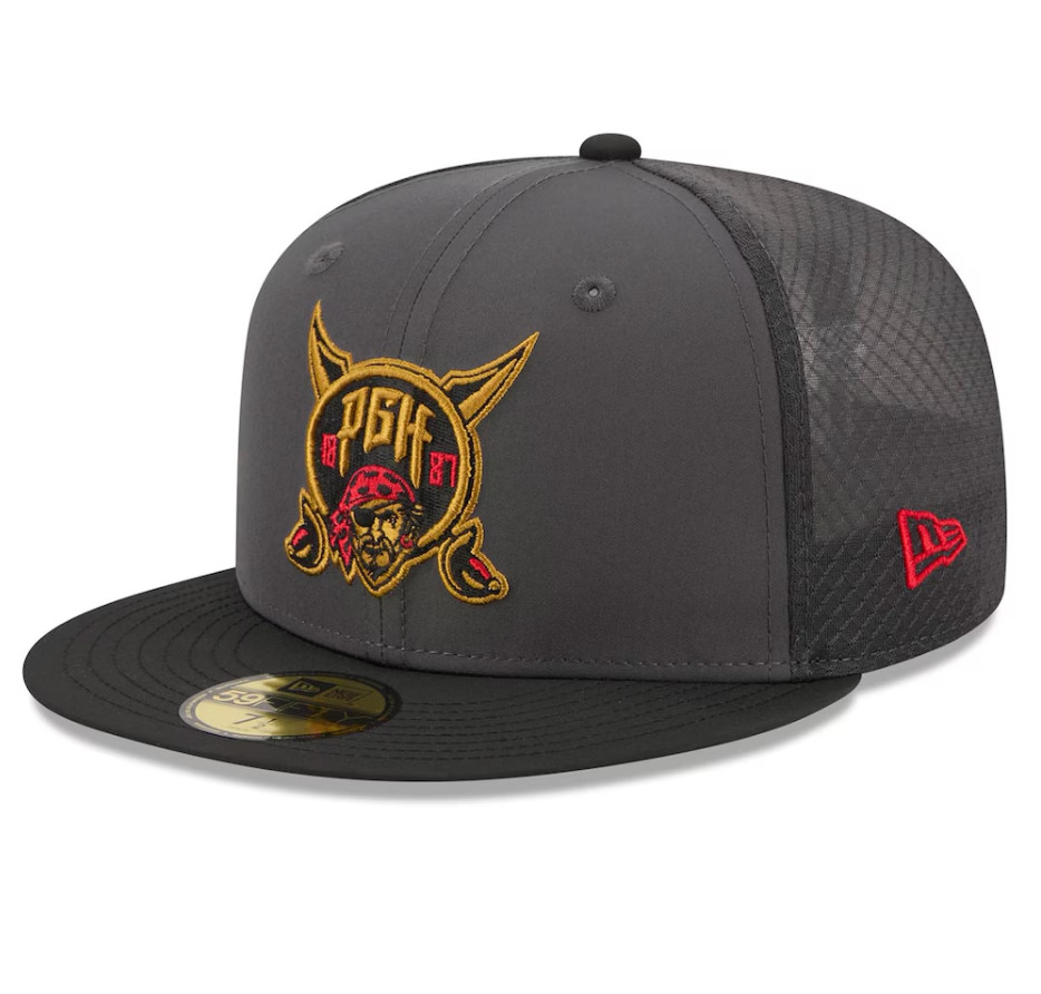 Men’s Pittsburgh Pirates New Era Black 2026 City Connect Batting Practice 59FIFT