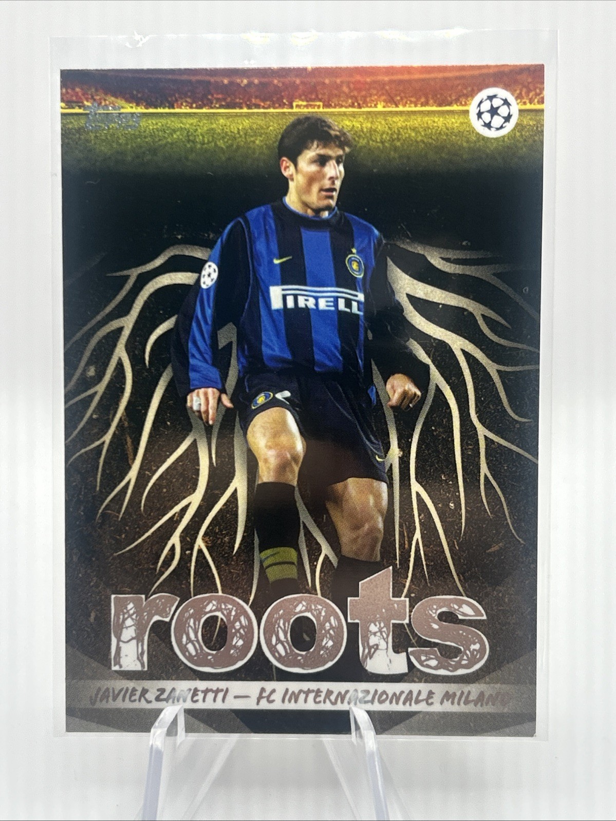 2025-26 Topps Uefa Club Competitions – Roots Javier Zanetti #RT-20