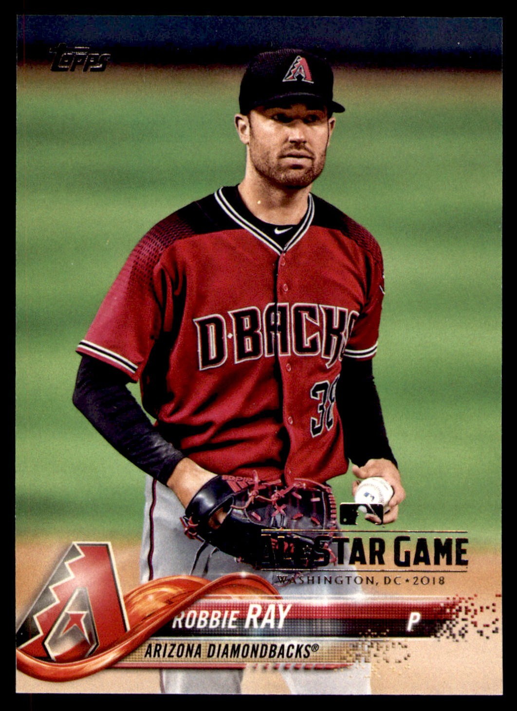 2018 Topps – Robbie Ray #17 Diamondbacks All Star Game Stamp SP