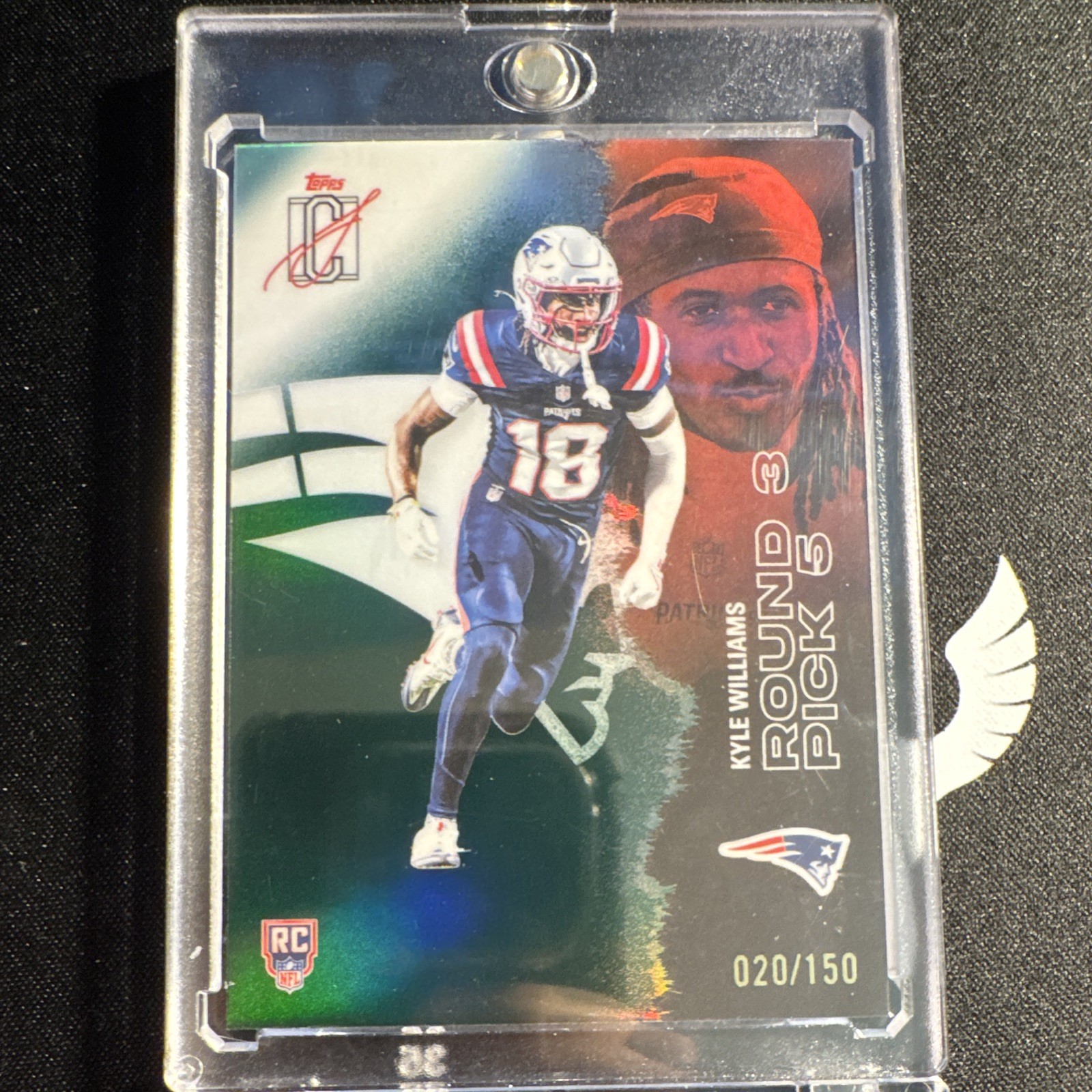 2025 Topps Kyle Williams Rookie #147 020/150 New England Patriots