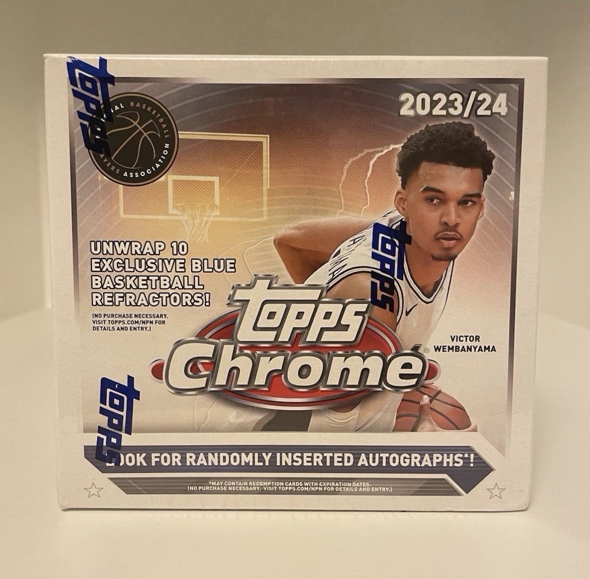 2023-24 Topps Chrome NBA Monster Mega Factory Sealed Box – Victor Wemby RC?