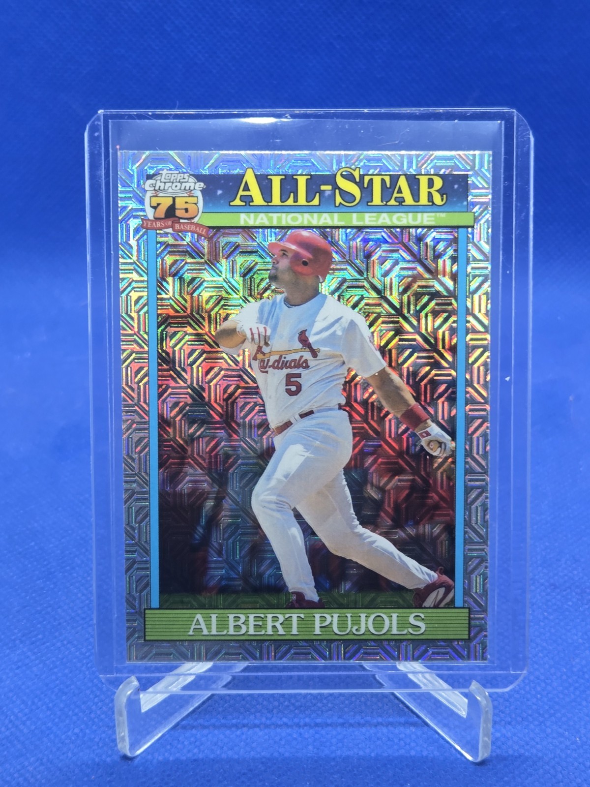 2026 Albert Pujols Topps Series 2 Chrome Silver Pack Mojo Cardinals 91ASC-16