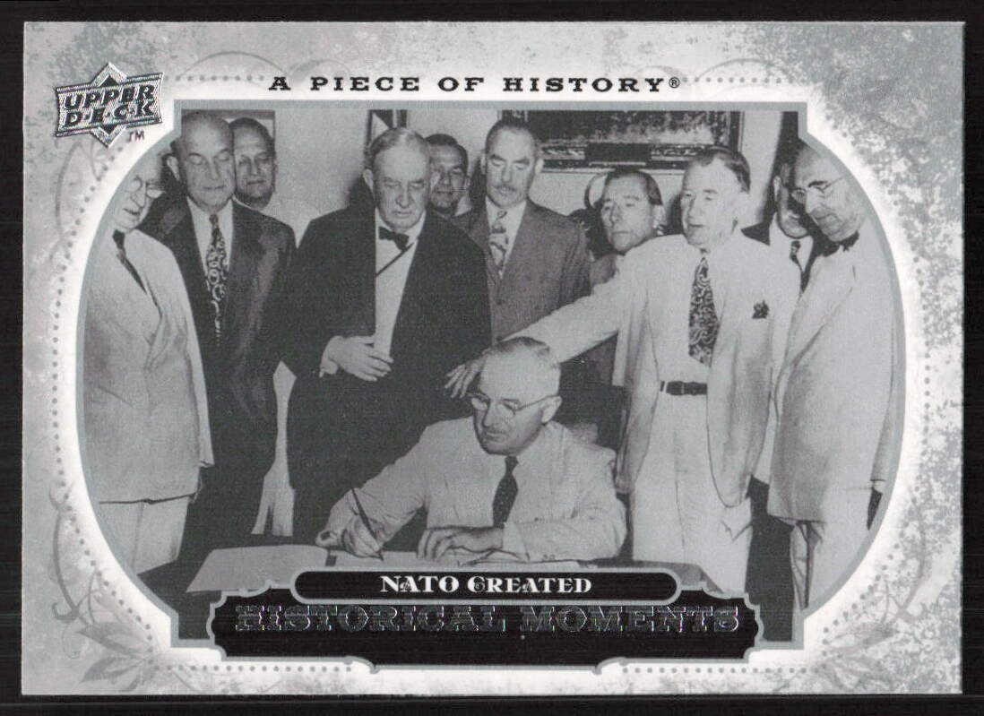 2008 Upper Deck A Piece of History Silver N.A.T.O. created #174