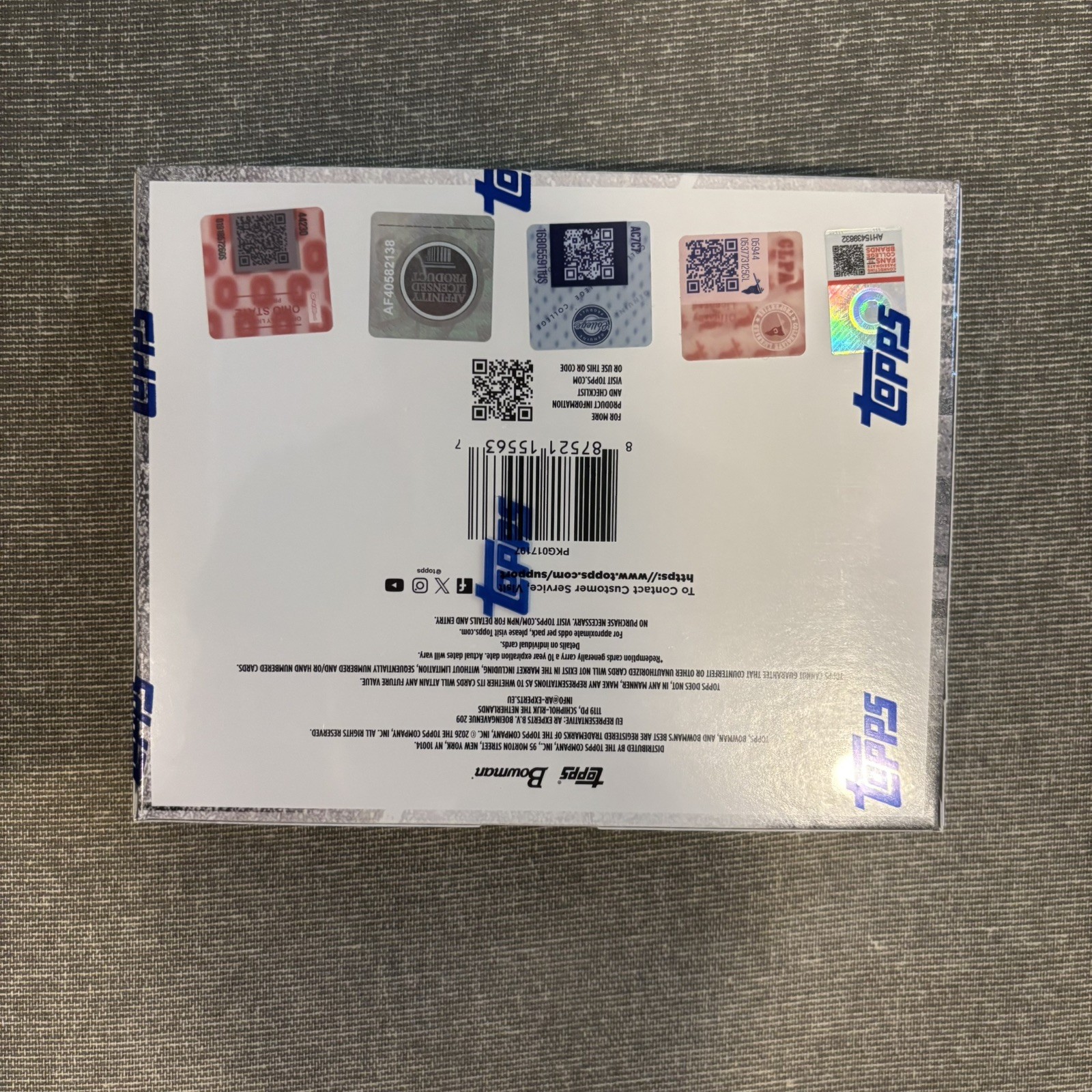2025-26 BOWMAN U UNIVERSITY BEST HOBBY BOX (4 AUTOs) Basketball New Sealed QTY