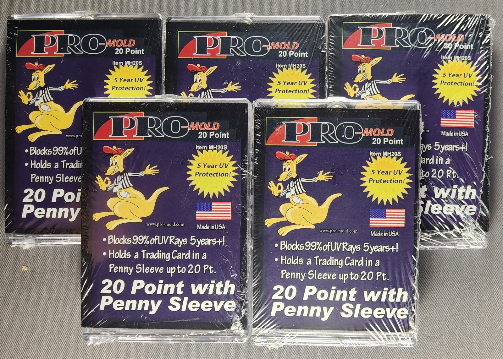 5x Pro Mold MH20S 1st Gen w/ Sleeve 20pt Magnetic Card Holder One Touch