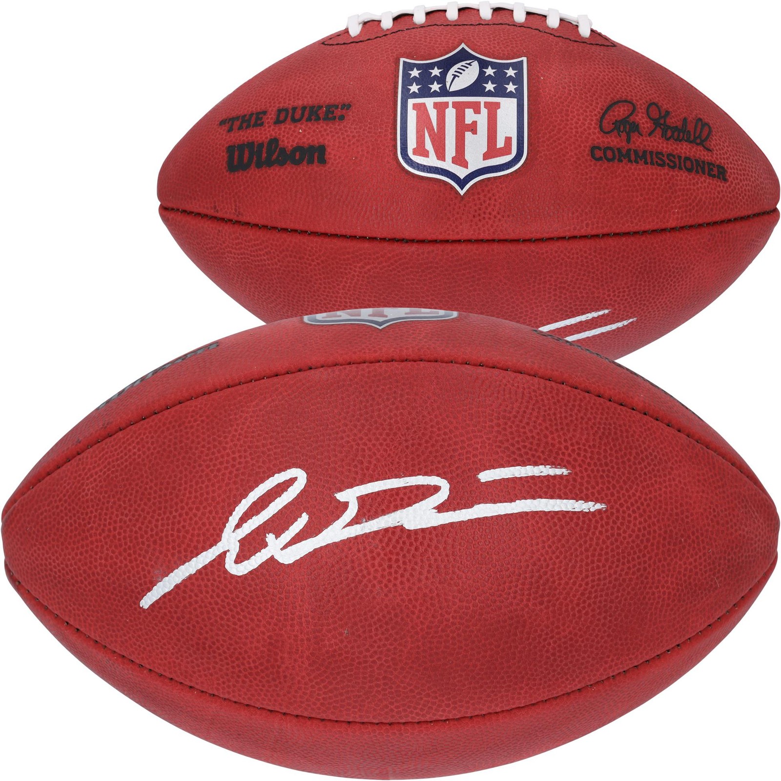 Jaxson Dart New York Giants Autographed Duke Full Color Football