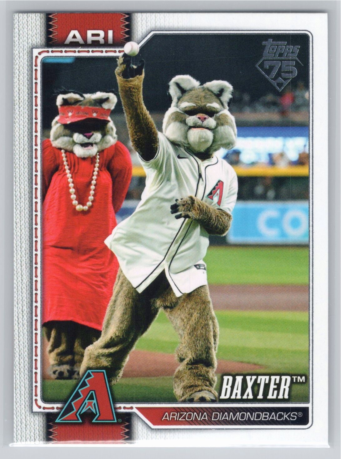 2026 Topps #M-1 Baxter Mascots Arizona Diamondbacks
