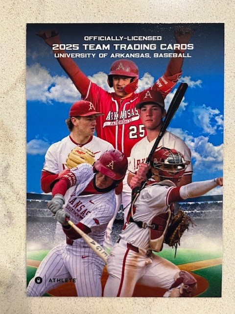 2025 Onit Arkansas Razorbacks Baseball PICK YOUR PLAYER Base/Insert Card