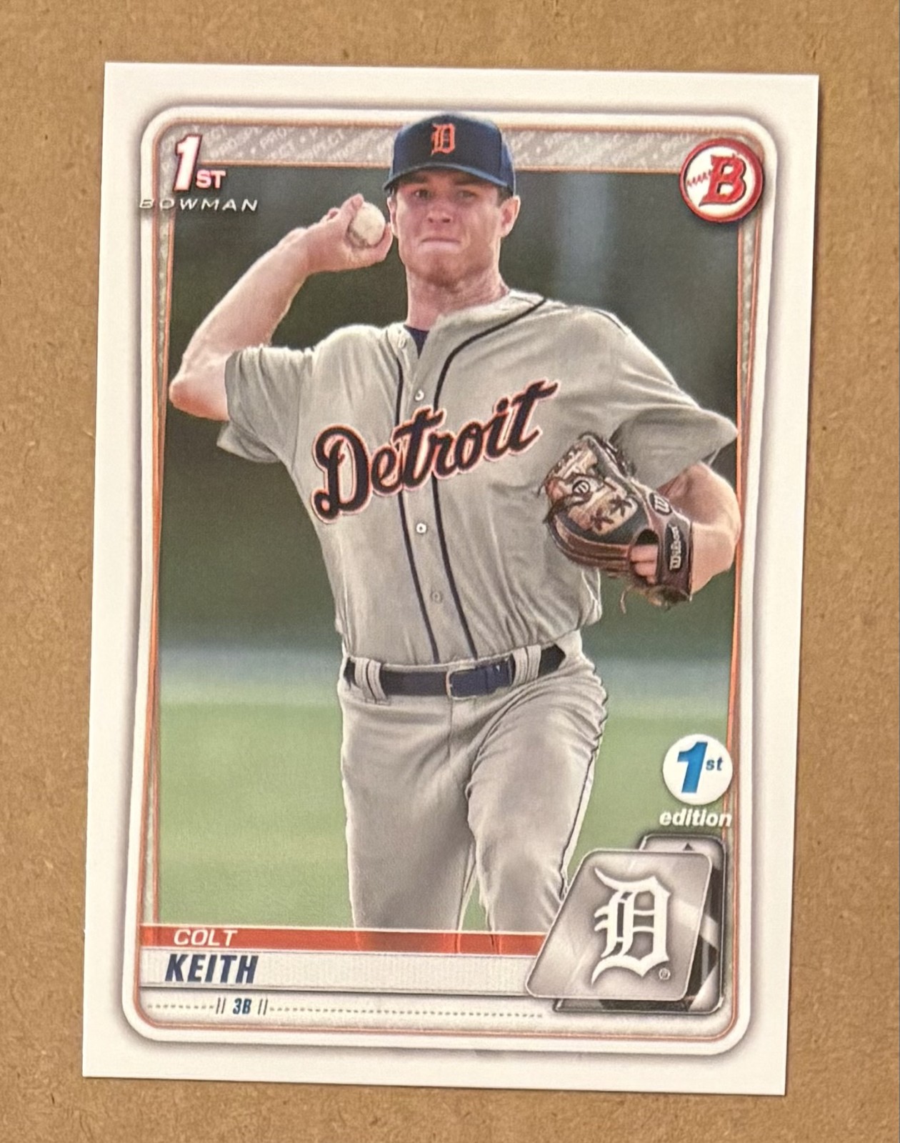 2020 Bowman Draft 1st Edition – Colt Keith #BD-54 (RC)