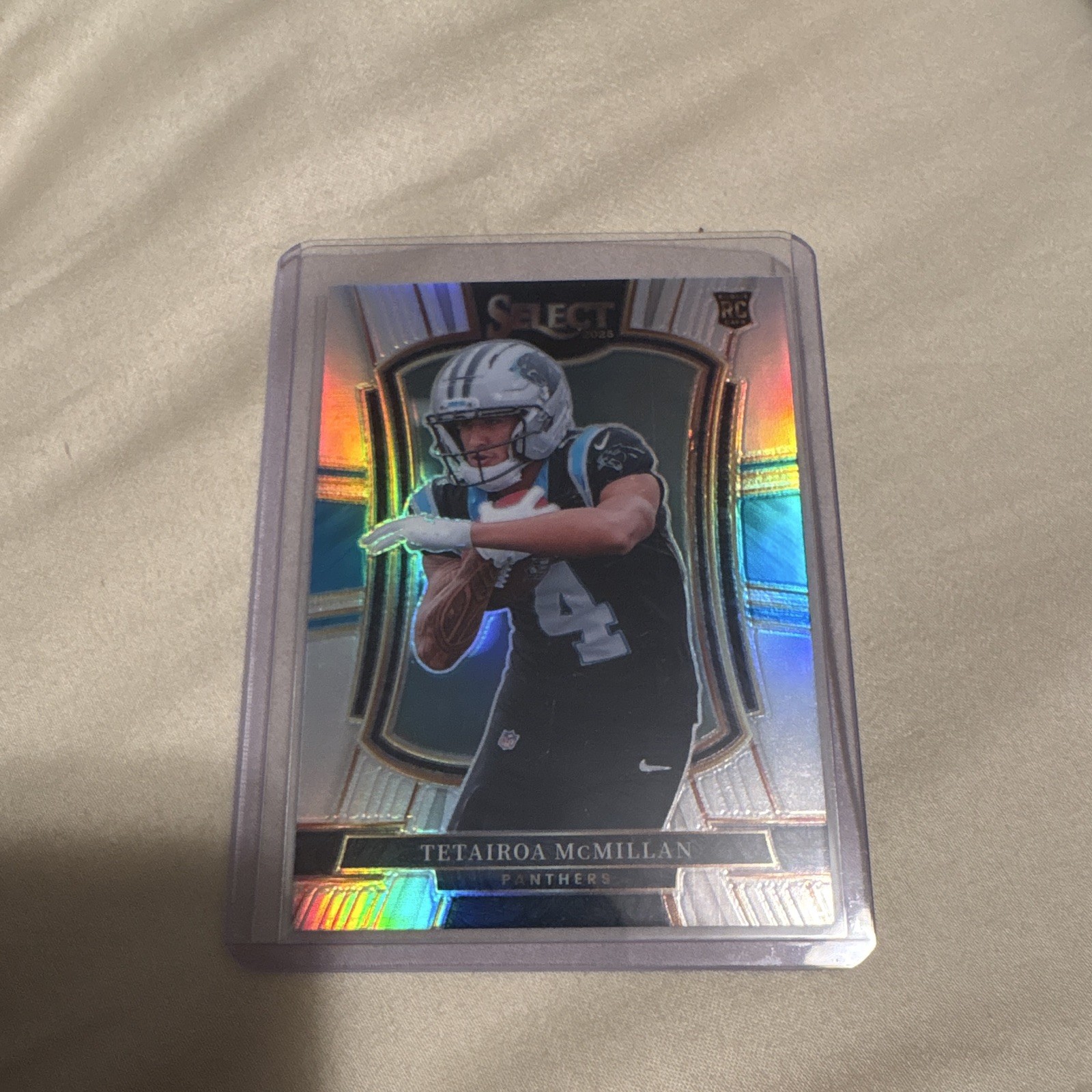 Panini 2025 Select Premier Level Tetairoa McMillan RC Prizm #144 Panthers