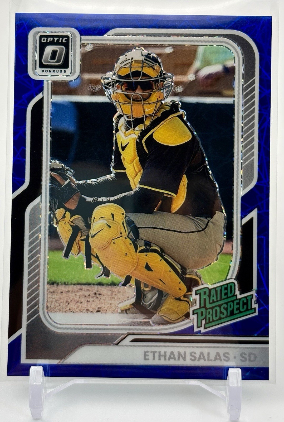 ETHAN SALAS 2026 Donruss Optic Rated Prospect Blue Velocity #191 Padres