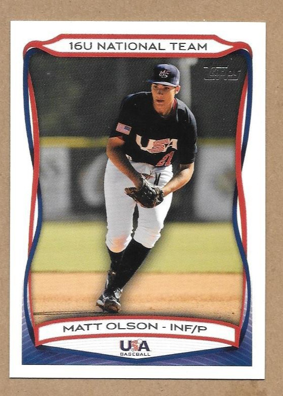 2010 Topps USA Baseball Team – Matt Olson #USA-58 (RC)