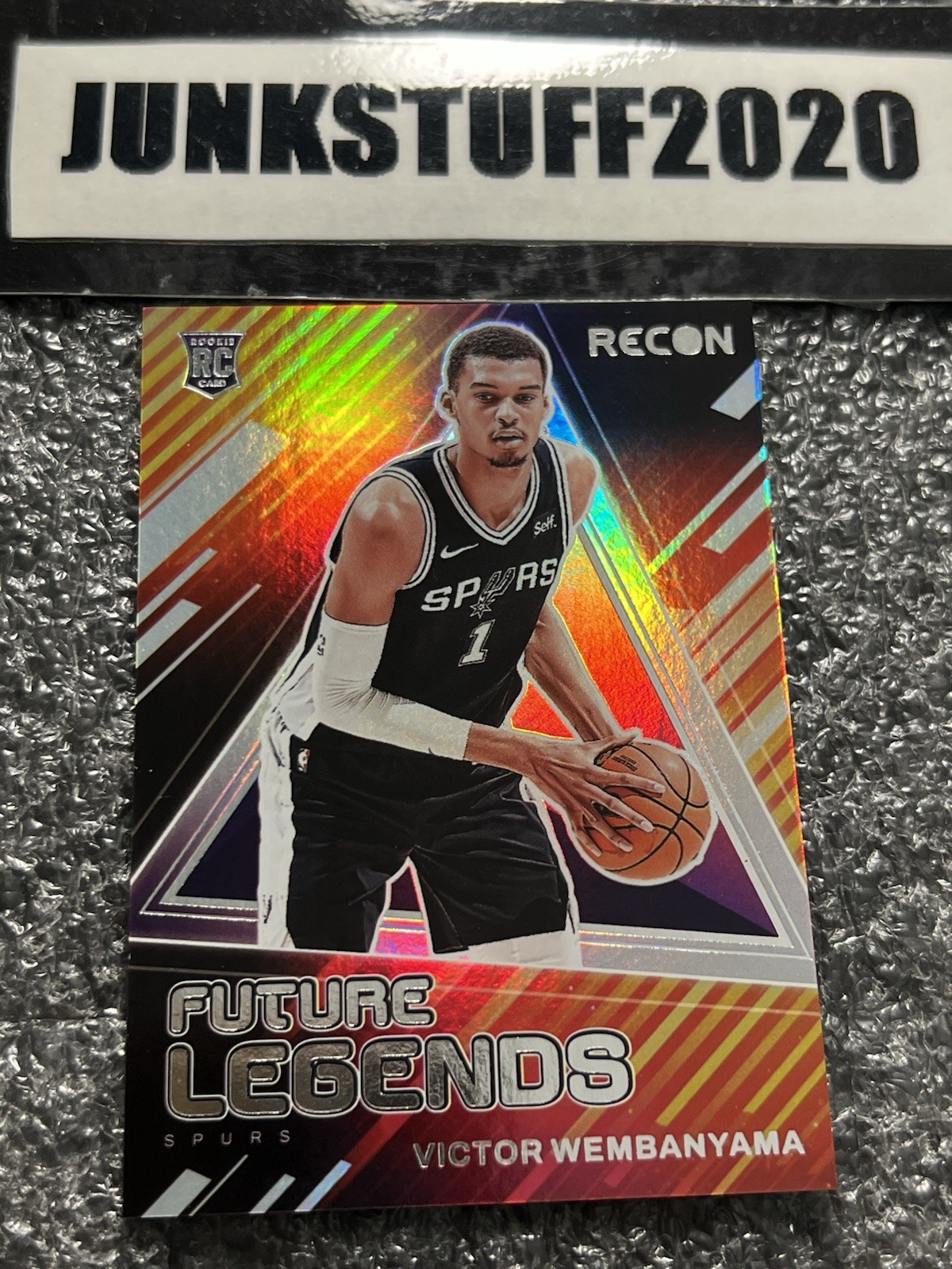 2023-24 Recon Victor Wembanyama Rookie Future Legends Holo Hobby insert #14 Spur
